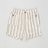 Best deal 🌟 Cotton On Kids Carl Button Shorts - Babies Taupy Brown & Vanilla Robbo Stripe 👍