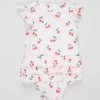 Cheap 😀 Cotton On Kids Charlene Ruffle 🩱 Swimsuit - Babies Crystal Pink & Red Orange Mini Cheryl Cherries 🥰