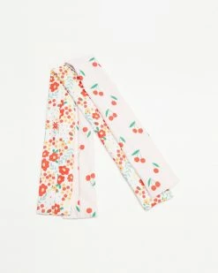 Wholesale ✨ Cotton On Kids Kelly Swim Tie Headbands 2-Pack - Babies Red Orange Lulu Floral & Cheryl Cherries ✨