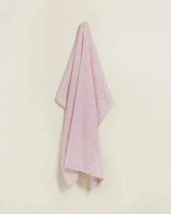 Flash Sale 😉 Cotton On Kids Organic Muslin Blanket - Kids Lavender Fog & Dusk Purple Betty Spot ✨