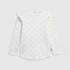 Top 10 💯 Country Road Organically Grown Cotton Pin Dot Frill T-shirt Marshmallow 🧨