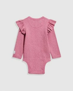 New ✨ Country Road Organically Grown Cotton Leopard Rib Long Sleeve Bodysuit Deep Blush 🧨 -Baby Online store http3A2F2Fstatic.theiconic.com .au2Fp2Fcountry road 1514 1331251 3