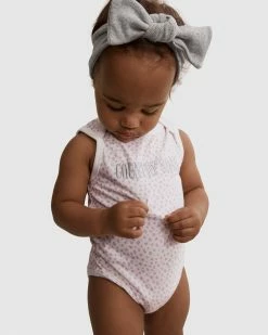 New 🥰 Country Road Organically Grown Cotton Leopard Heritage Bodysuit Metallic Marsh ✔️