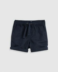 Best Pirce 🎉 Country Road Drawcord Linen Short Navy ✔️