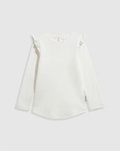 Best Sale ⌛ Country Road Recycled Polyester Soft Frill T-shirt Marshmallow ✨ -Baby Online store http3A2F2Fstatic.theiconic.com .au2Fp2Fcountry road 6470 6494351 5