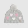 Cheap 👏 Country Road Heart Knit Beanie Light Grey Marle 🔔