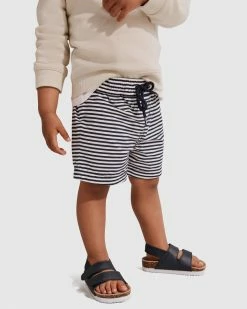 Outlet ✨ Country Road Stripe Recycled Board Short Navy 😍