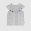 Best reviews of 👍 Country Road Frill T-shirt Light Grey Marle 😀