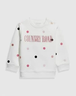 Hot Sale 🔥 Country Road Verified Australian Cotton Heritage Sweat Mtlc Spot Marsh 🤩