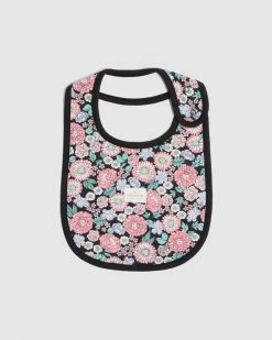 New 💯 Country Road Organically Grown Cotton Floral Bib Charcoal 🧨