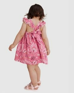 Best reviews of ⭐ Country Road Floral Yoke 👗 Dress Musk Pink ❤️