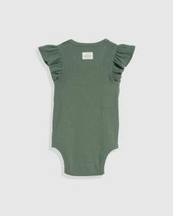 Brand new 🥰 Country Road Organically Grown Cotton Frill Rib Bodysuit Sage 👏 -Baby Online store http3A2F2Fstatic.theiconic.com .au2Fp2Fcountry road 9484 5499241 3