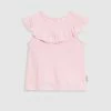 Coupon 🔥 Country Road Frill T-shirt Pale Pink 😀