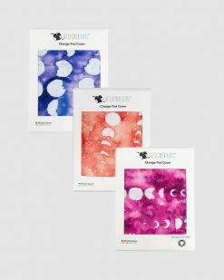 Outlet ⭐ Designer Bums ICONIC Exclusive Change Pad /Bassinet Sheet 3 Pack Moons 🧨