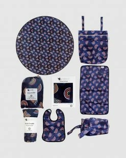 Hot Sale 👏 Designer Bums ICONIC Exclusive Ultimate 8 Piece Nursery Set Dark Prism ❤️