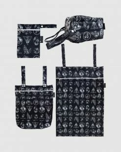 Cheapest 😉 Designer Bums ICONIC Exclusive Wet Bag 4 Piece Set Planet Hope 💯