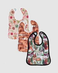 Brand new ⌛ Designer Bums Baby Bib 3 Pack Woodland 😉