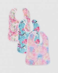 Hot Sale ❤️ Designer Bums Baby Bib 3 Pack Pastels 🔥