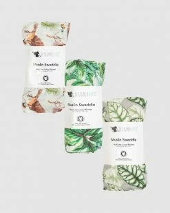 Coupon ⭐ Designer Bums Organic Premium Muslin Swaddle Botanics ✨