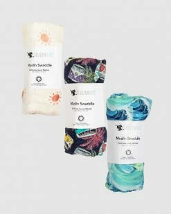 Buy 😍 Designer Bums Organic Premium Muslin Swaddle ☀️ Summer 🔔