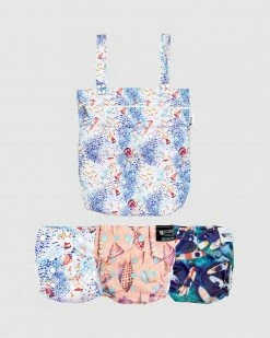 Buy 😍 Designer Bums Swim Nappy 3 Pack Nautical 🎁