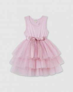 Best deal 🥰 Designer Kidz My First Tutu S/S 👗 Dress Dusty Pink ⌛