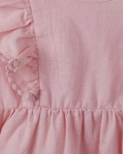 Cheapest ✔️ Designer Kidz Harper S/S Linen Ruffle 👗 Dress RosePink 🎁 -Baby Online store http3A2F2Fstatic.theiconic.com .au2Fp2Fdesigner kidz 0902 5003441 3