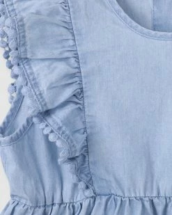 New 🤩 Designer Kidz Harper S/S Ruffle 👗 Dress Sky Blue 😀 -Baby Online store http3A2F2Fstatic.theiconic.com .au2Fp2Fdesigner kidz 0909 2103441 3