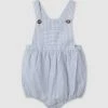 Best deal 😉 Designer Kidz Aspen Linen Button Romper Blue 👍