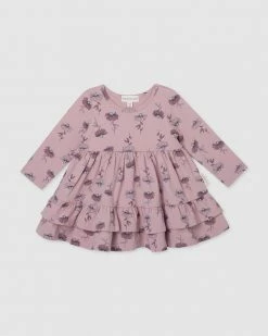 Deals ⭐ Designer Kidz Elsie Floral Baby 👗 Dress Elsie Pink ⭐