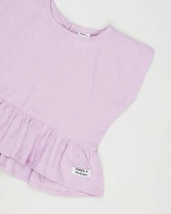 Best Sale ✨ Dukes and Duchesses Apparel Lilac Peplum Top 😍 -Baby Online store http3A2F2Fstatic.theiconic.com .au2Fp2Fdukes and duchesses 6028 8844541 3