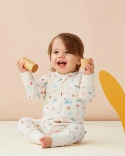 Flash Sale 🌟 ErgoPouch Layers Long Sleeve 0.2 TOG - Babies Desert Bloom ⌛
