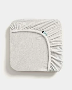 Best Pirce 💯 ErgoPouch Fitted Sheet - Cot TOG 0.2 Grey Marle 😀