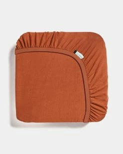 Flash Sale 💯 ErgoPouch Fitted Sheet - Basinette TOG 0.2 Rust 🛒