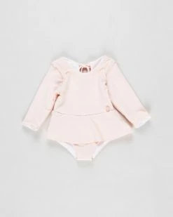 Cheap 🌟 Fiola Rose Swim Polly Girls One Piece - Kids Rose Quartz 🧨