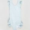 Buy 🌟 Fiola Rose Swim Tabitha Girls One Piece - Babies-Kids-Teens Aquamarine Gingham 💯