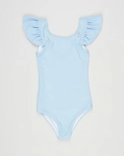 Cheapest 🎁 Fiola Rose Swim Leonor Girls One Piece - Kids Sky Blue 💯
