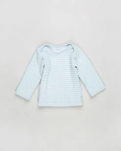 Budget 🤩 Fiola Rose Swim Rashie Top - Kids Aquamarine Gingham 🤩