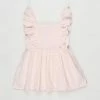 Promo 😉 Fox & Finch Galah Shirred 👗 Dress - Babies Pale Pink 🥰