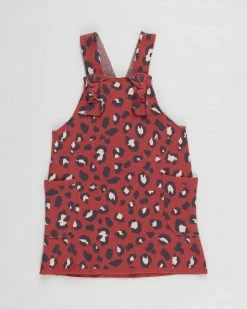 Deals 👏 Fox & Finch Animal Knitted 👗 Dress - Babies Leopard Print 🌟