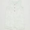 Brand new ✔️ Fox & Finch Jungle Fern Print Romper - Babies Leaves Print 😀