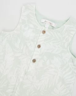 Brand new ✔️ Fox & Finch Jungle Fern Print Romper - Babies Leaves Print 😀 -Baby Online store http3A2F2Fstatic.theiconic.com .au2Fp2Ffox and finch 3362 1158931 3