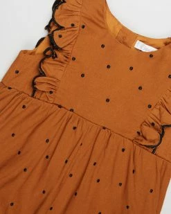 Budget ✨ Fox & Finch Daisy Spot Romper - Babies Caramel 🛒 -Baby Online store http3A2F2Fstatic.theiconic.com .au2Fp2Ffox and finch 3371 7286431 3