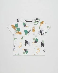 Best Pirce 💯 Fox & Finch Jungle Print T-Shirt - Babies ❤️