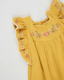 New 🥰 Fox & Finch Galah Crinkle 👗 Dress - Babies Mustard 😉 -Baby Online store http3A2F2Fstatic.theiconic.com .au2Fp2Ffox and finch 3999 8058931 3