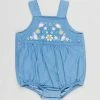 Best Sale 😍 Fox & Finch Amazon Chambray Romper - Babies Blue 🌟