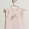 Discount 😀 Fox & Finch Starry Tee - Babies Pale Pink 🤩