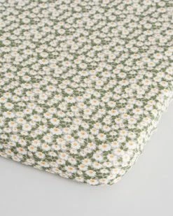 Promo ✨ Goldie + Ace Fitted Bassinet Sheet Green 😉