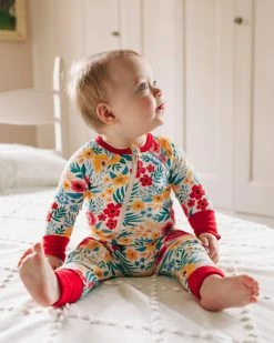 Buy 👏 Goldie + Ace Posy Pint Zipsuit - Babies Multi ⭐