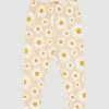Outlet 🔔 Goldie + Ace Daisy Print Leggings - Babies Buttercream 🎁